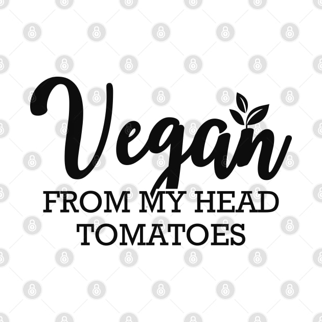 Vegan from head tomatoes by KC Happy Shop
