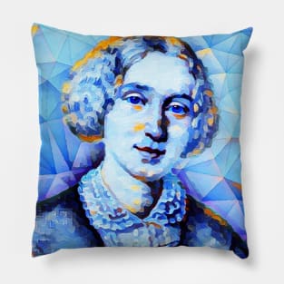 George Eliot Portrait | George Eliot Artwork | George Eliot Painting 10 Pillow