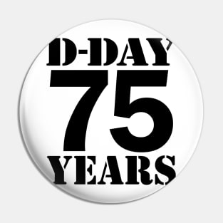 D-Day 75 years Pin