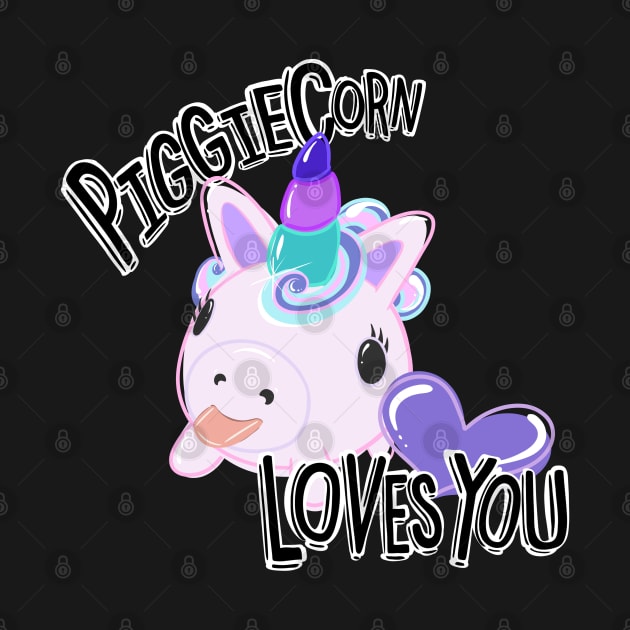 PiggieCorn Loves You! by ShadowCatCreationsCo