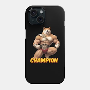 Champion Doge Phone Case