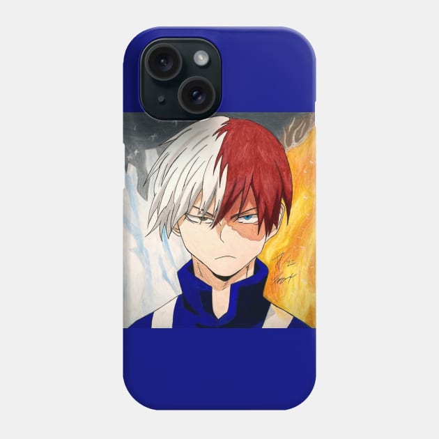 Fire-Ice Phone Case by PuddinGal4302