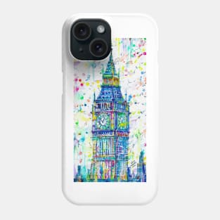 BIG BEN - watercolor painting Phone Case