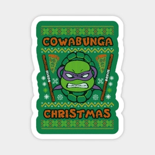 A Very Donatello Christmas Magnet