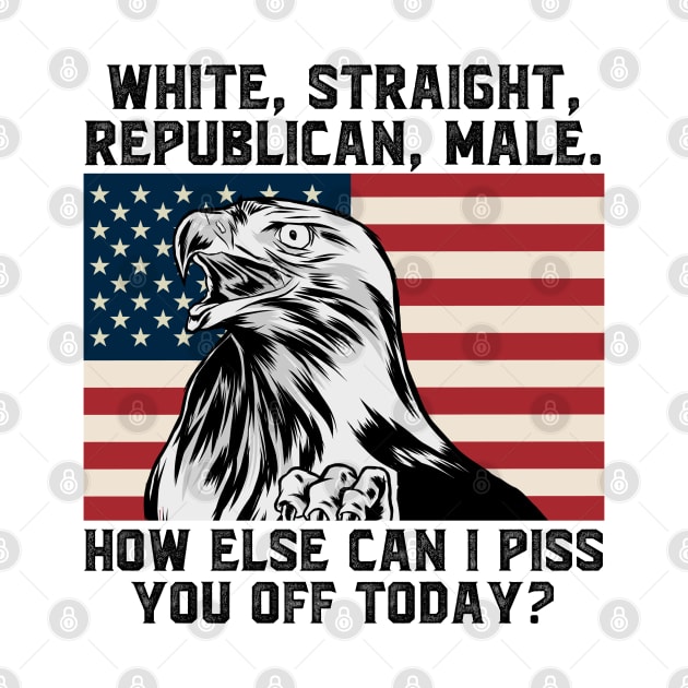 White Straight Republican Male by RayaneDesigns