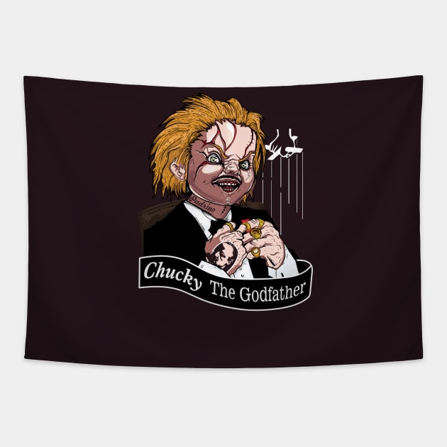 Chucky The Godfather Tapestry by Frajtgorski