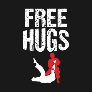 Cute Free Hugs Jiu Jitsu BJJ Martial Arts T-Shirt