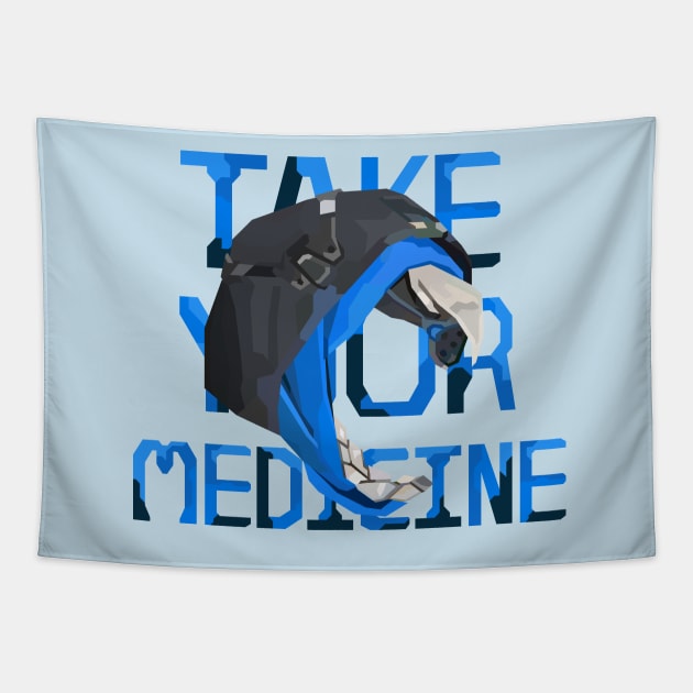 Take Your Medicine - Ana Overwatch Tapestry by No_One