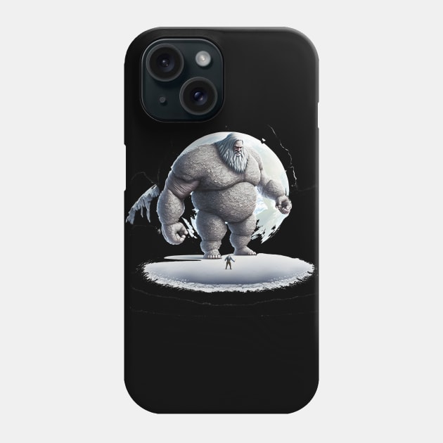 giant god destroys the wold of human kind-end of the wold-end of humans life in the wold Phone Case by TrvlAstral