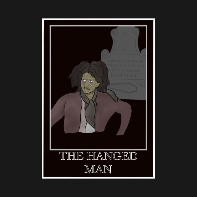 Billy Butcherson - The Hanged Man Tarot Card by Made By Meg