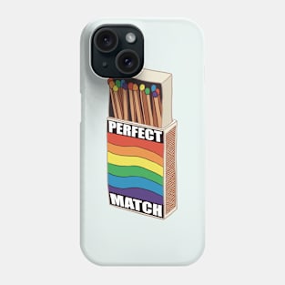 Pride perfect match vintage matchbox Phone Case