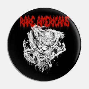 Creeping Skull Rare Americans Pin