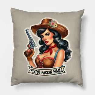 Six-Shooter Sass Pillow