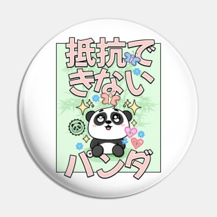 Irresistible Panda Shirt, Fancy Dress, Funny Tee Pin