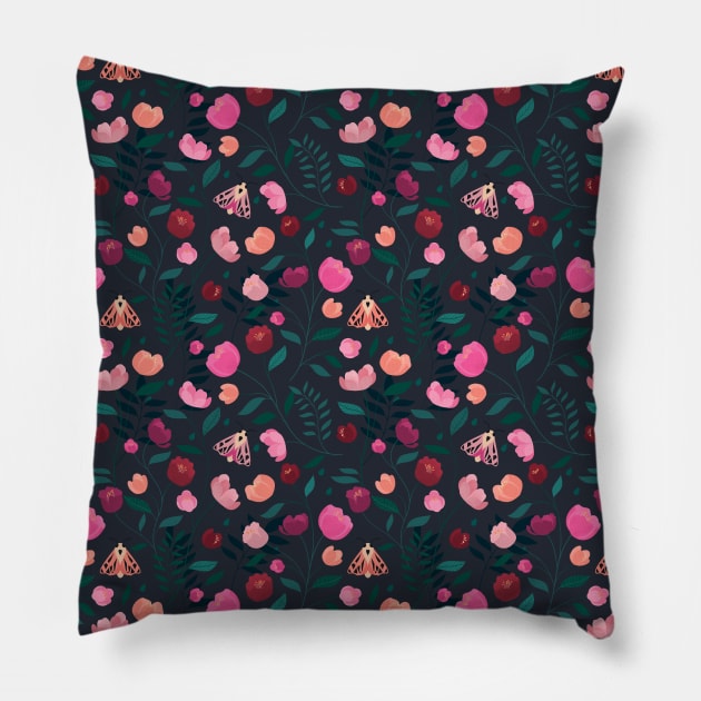 Spring Rain Pillow by CarlyWatts