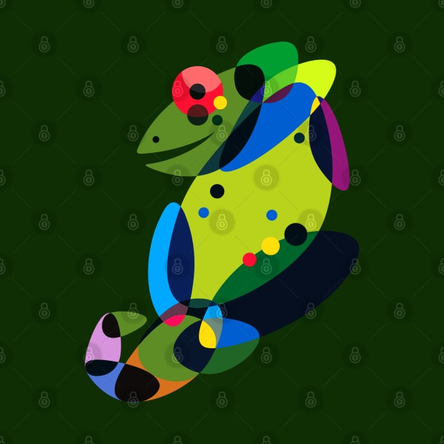 Dotted Chameleon by GeeTee