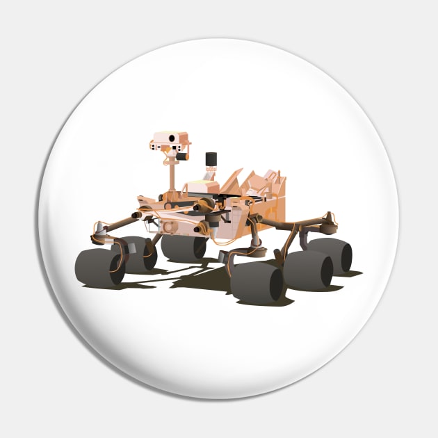 Curiosity Mars Rover Pin by NorseTech