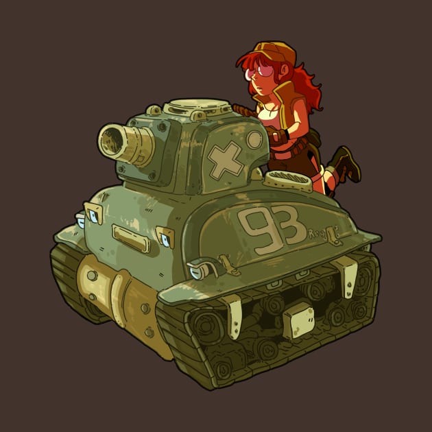 Fio Metal Slug Tank T-Shirt by reysaurus