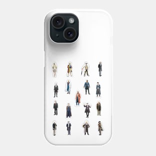The Complete Dr Who Incarnations Phone Case