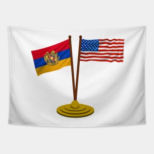 American Armenian Flag Tapestry