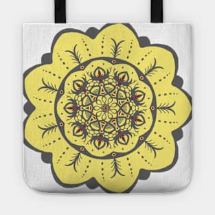 Golden Flower Tote