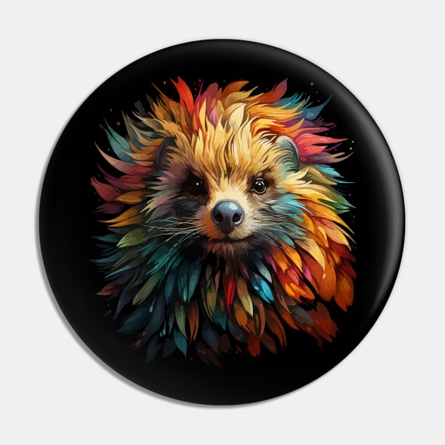 Porcupine Rainbow Pin by JH Mart