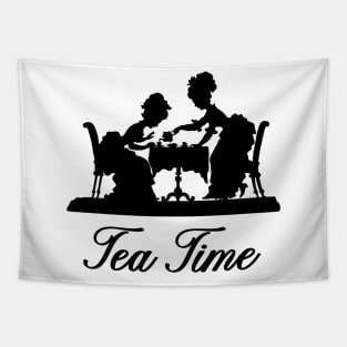 Tea Time Victorian Ladies Tapestry