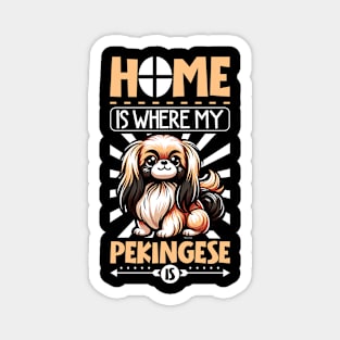 Home is with my Pekingese Magnet