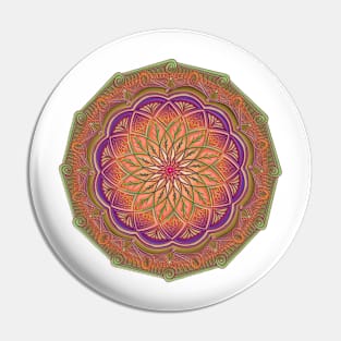 Mandala doodle 0018 Pin