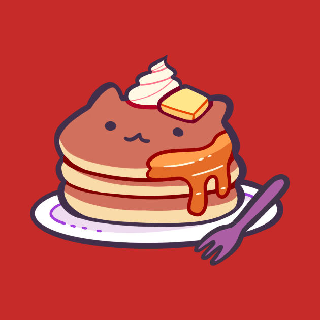 Cat Pancakes by giraffalope