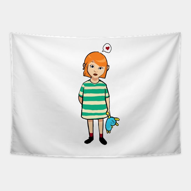 Ginger Head Tapestry by SophiaLadeni