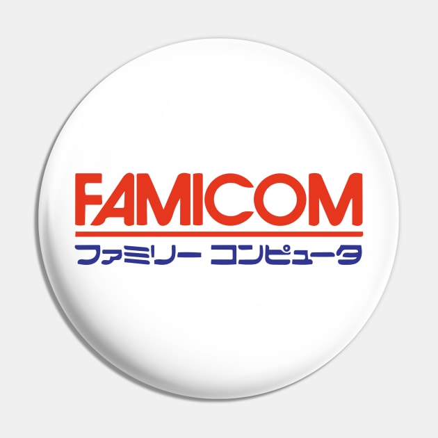 FAMICOM Pin by Doc Multiverse Designs