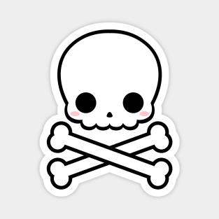 Cute Skull and Crossbones Magnet