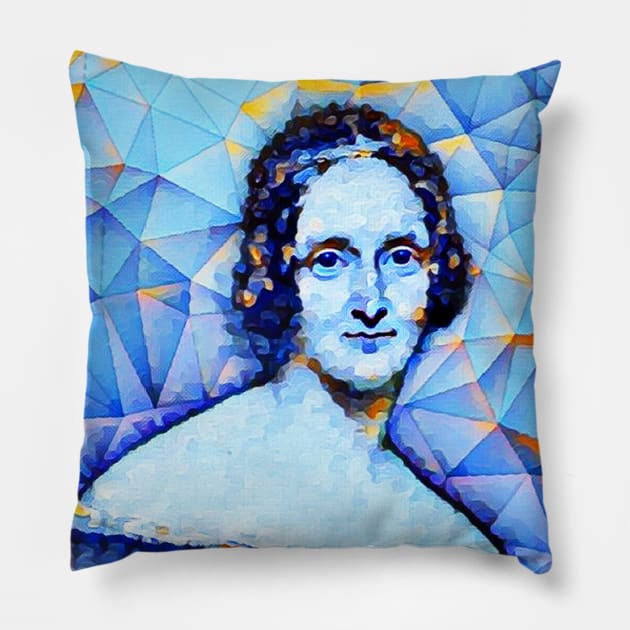 Mary Shelley Portrait | Mary Shelly Artwork | Mary Shelly Painting 9 Pillow by JustLit