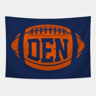 DEN Retro Football - Navy Tapestry