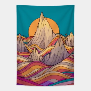 Ocean seas and cliffs Tapestry