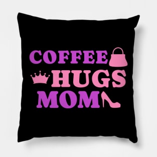 Coffee hugs mom Pillow