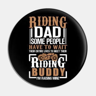 Motorcycle Dad Pin