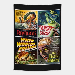 50s Sci-Fi Poster Collection #14 Tapestry