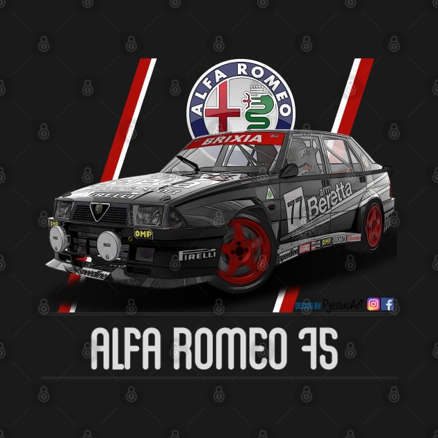 Alfa Romeo 75 Beretta by PjesusArt