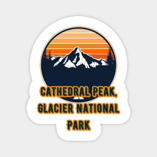 Cathedral Peak, Glacier National Park Magnet