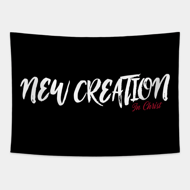 New Creation in Christ white clothing and art Tapestry by NewCreation
