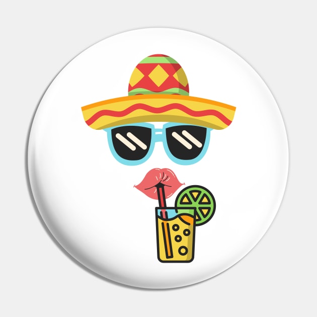 Cinco De Mayo Margarita Pin by Etopix