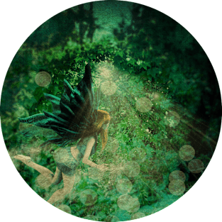 Fairy in the forest Magnet