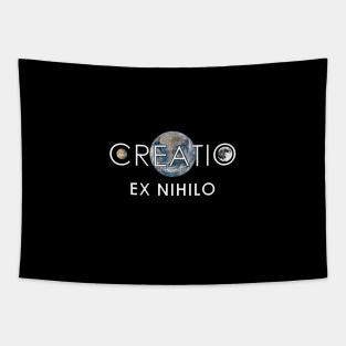 Creationist Latin Ex Nihilo Philosophy Tapestry