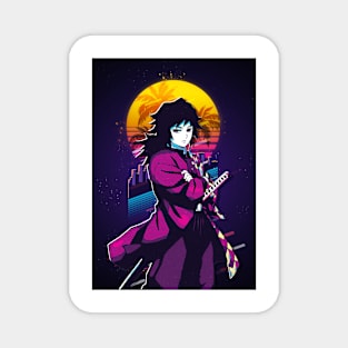 Giyu Tomioka Retro Art Magnet