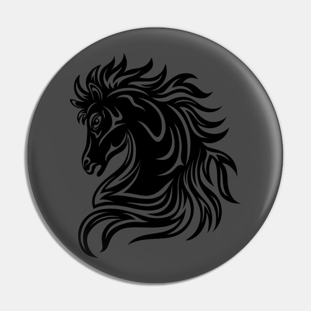 Head Horse 03 Pin by AVEandLIA