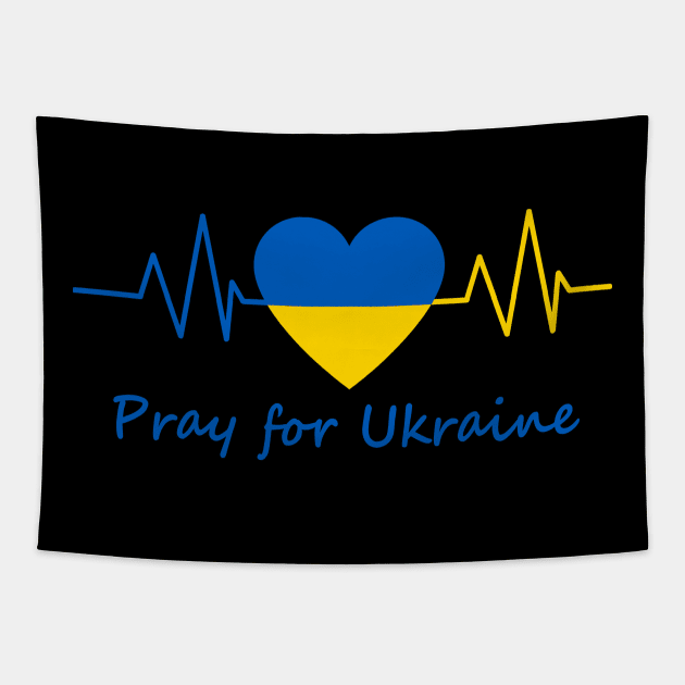 Pray for ukraine, Stop the war in Ukraine, save Ukraine, ukrainian Tapestry by Kingostore