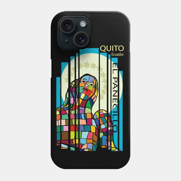 Virgen del Panecillo Quito Phone Case by leeloolook