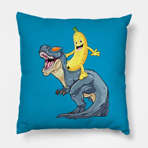 Banana-Rex: The Ultimate Duo Pillow by GoshWow 